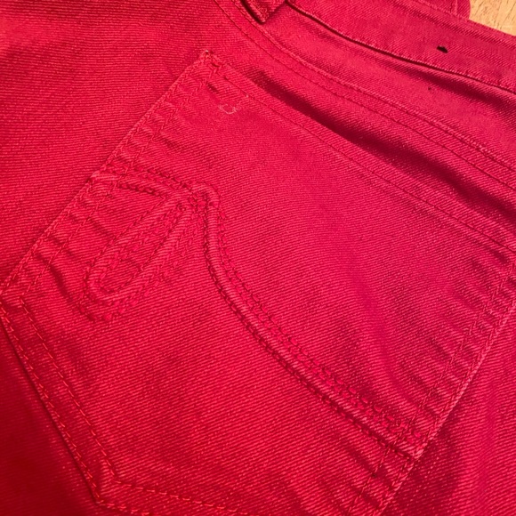 Apt 9 straight leg modem fit red denim jeans 18R pin up Swiftie Red classic - Picture 10 of 12